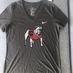 Georgia Bulldogs Nike V-neck S